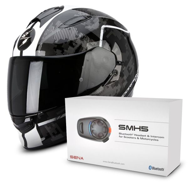 Integrale Scorpion Exo 510 Air Guard Black White