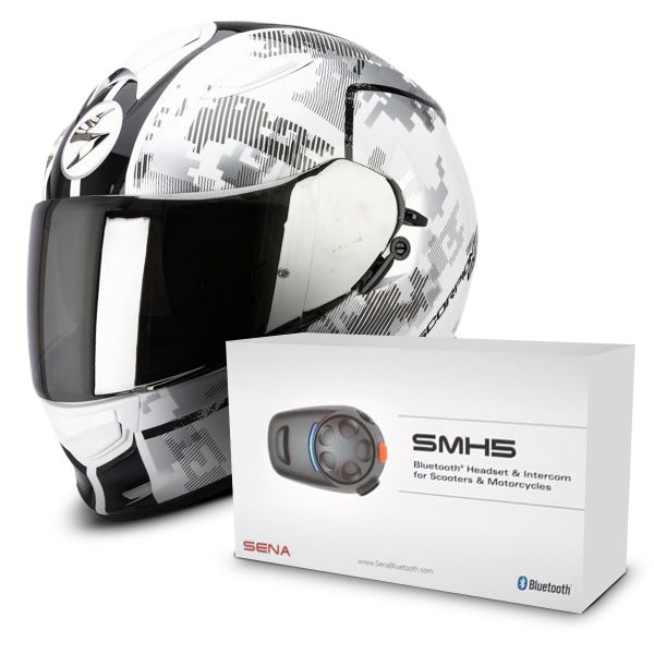 Integrale Scorpion Exo 510 Air Guard White Black