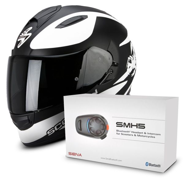 Integrale Scorpion Exo 510 Air Sublim Matt Black White