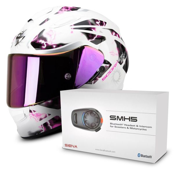 Integrale Scorpion Exo 510 Air Xena Pearl White Pink