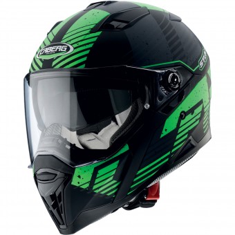 Integrale Caberg Stunt Blizzard Matt Black Green Fluo