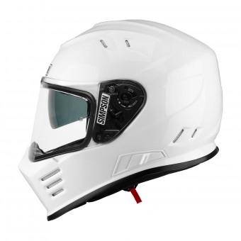 Casque Integrale Simpson Venom Solid Glossy White Casque Integrale Simpson Venom Solid Glossy White