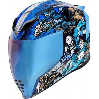 Casque Integrale ICON Airflite 4Horsemen Blue Casque Integrale ICON Airflite 4Horsemen Blue
