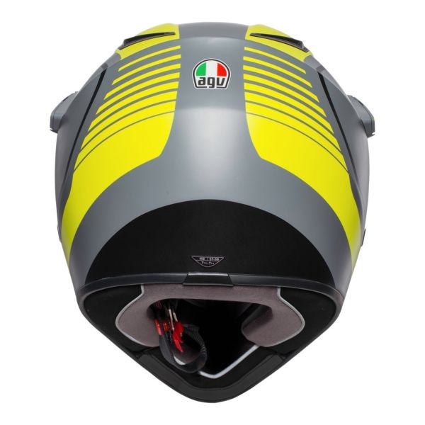AGV AX-9 Pacific Road Grigio Opaco Giallo Nero