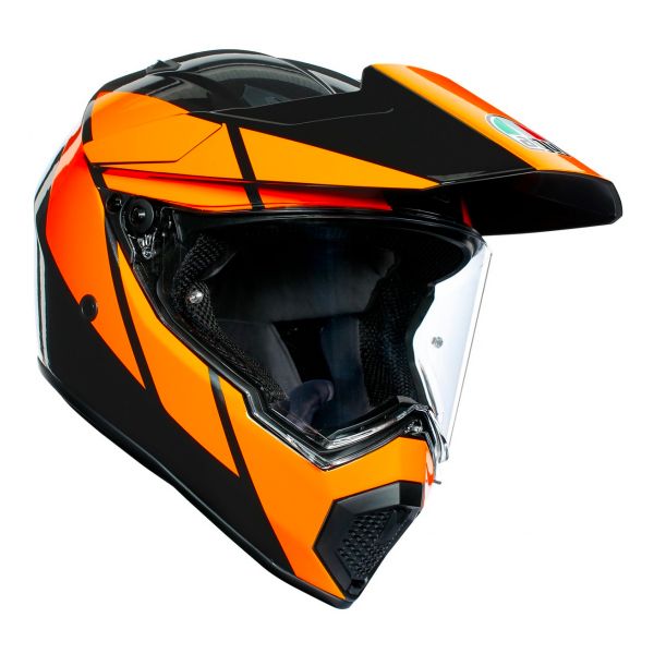 Integrale AGV AX-9 Trail Gun Metal Orange