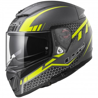 Integrale LS2 Breaker Split Matt Titanium Yellow FF390