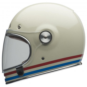 Bell Bullitt Dlx Stripes Pearl White