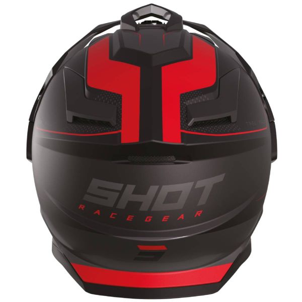 SHOT Trek Max Vision Rally Nero Rosso Opaco