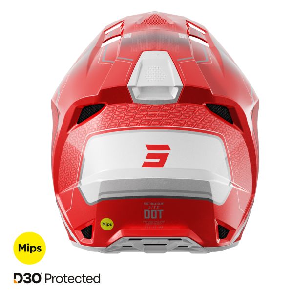 SHOT Trek Max Vision Rally Nero Rosso Opaco