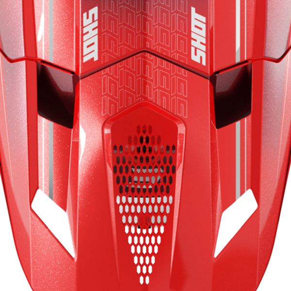 SHOT Trek Max Vision Rally Nero Rosso Opaco