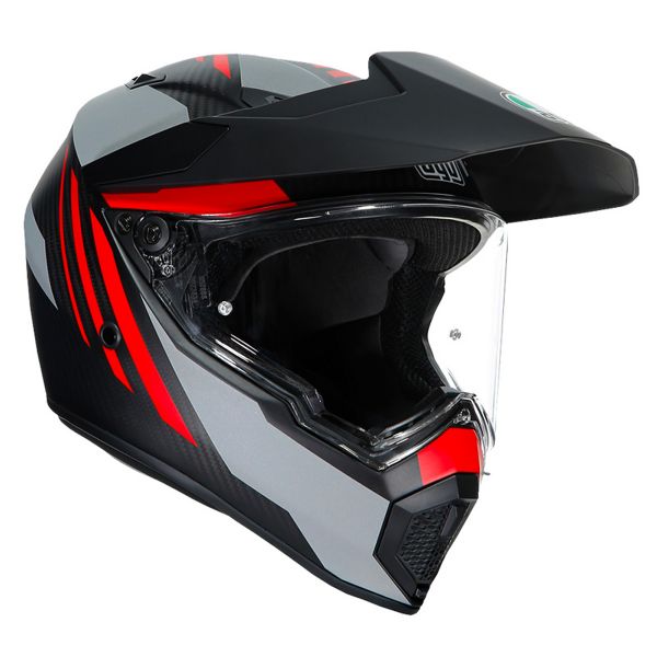 Integrale AGV AX-9 Refractive ADV Matt Carbon Red