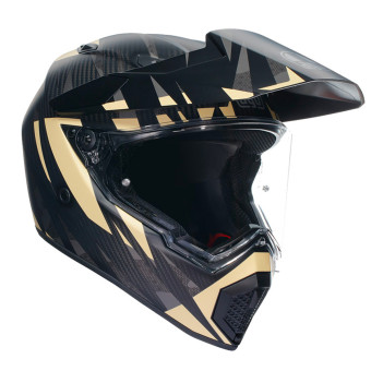 Casque Integrale AGV AX-9 Steppa Matt Carbon Grey Sand Casque Integrale AGV AX-9 Steppa Matt Carbon Grey Sand