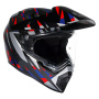 Casque Integrale AGV AX9 Steppa Carbon Red Blue
