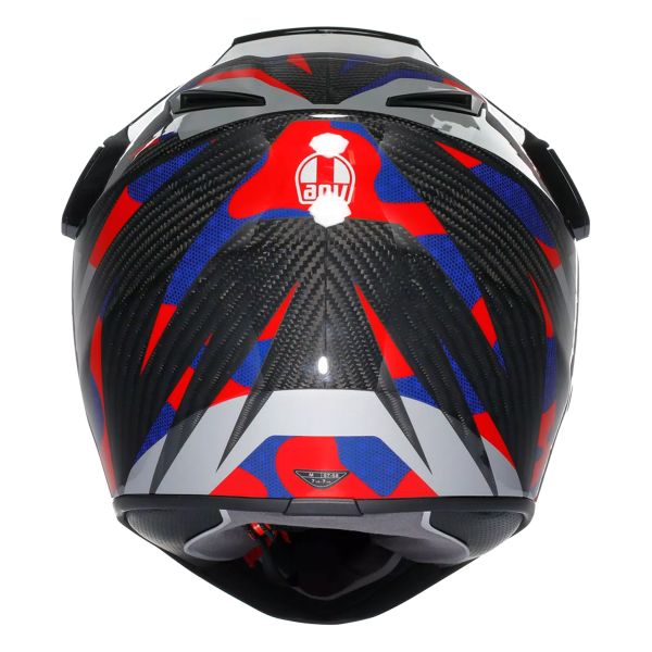 AGV AX9 Steppa Carbon Red Blue