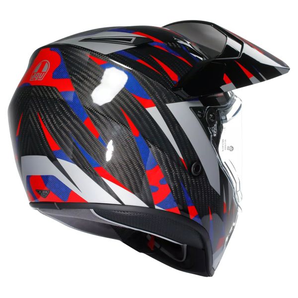 AGV AX9 Steppa Carbon Red Blue