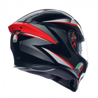 AGV K-5 S Top Multi Plasma Black Grey Red