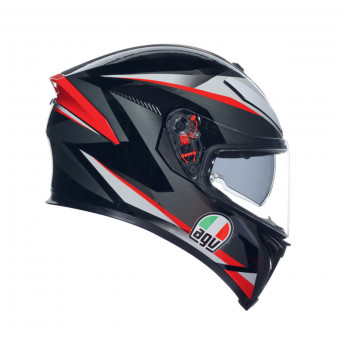 AGV K-5 S Top Multi Plasma Black Grey Red