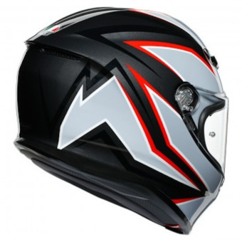 AGV K-6 Flash Matt Black Grey Red