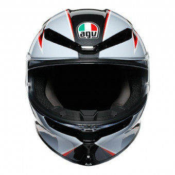AGV K-6 Flash Matt Black Grey Red