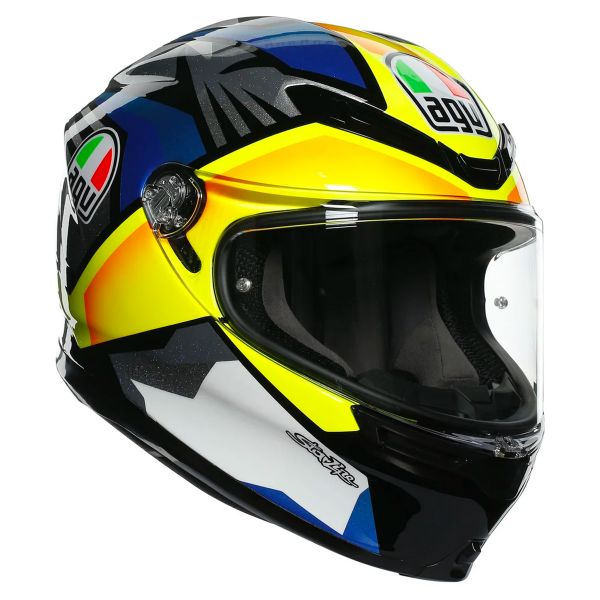 Integrale AGV K-6 Joan Black Blue Yellow
