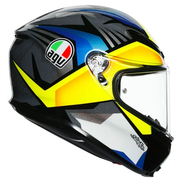 AGV K-6 Joan Black Blue Yellow