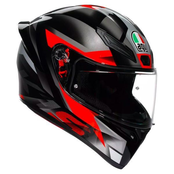 Integrale AGV K1 S Fastlap Black Grey Red Integrale AGV K1 S Fastlap Black Grey Red