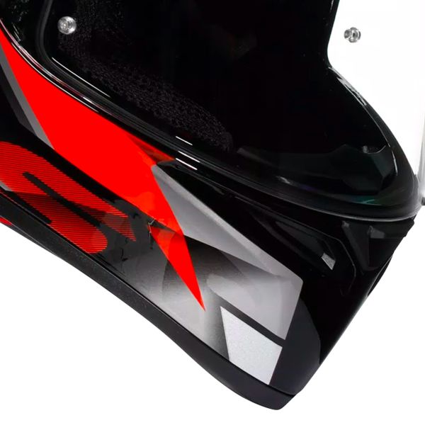 AGV K1 S Fastlap Black Grey Red