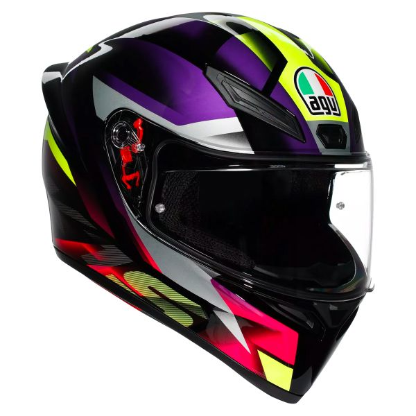 Integrale AGV K1 S Fastlap Black Purple Pink Integrale AGV K1 S Fastlap Black Purple Pink