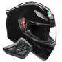 Casque Integrale AGV K1 S Mono Black + Kit Bluetooth BT Mini