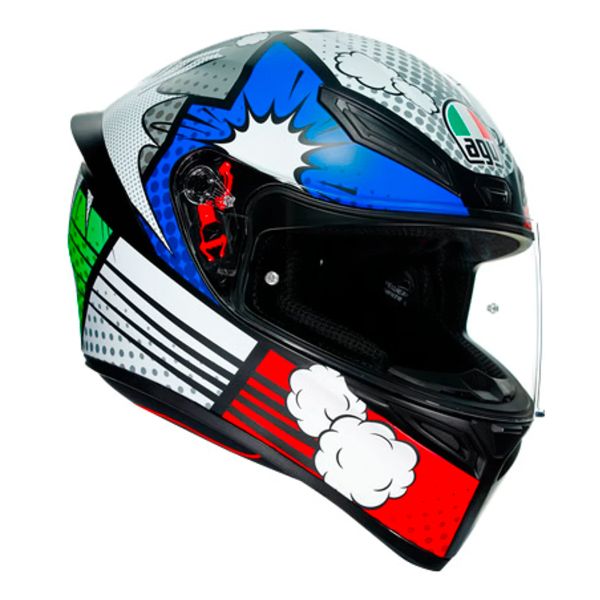 Integrale AGV K1 S Multi Bang Matt Italy Blue