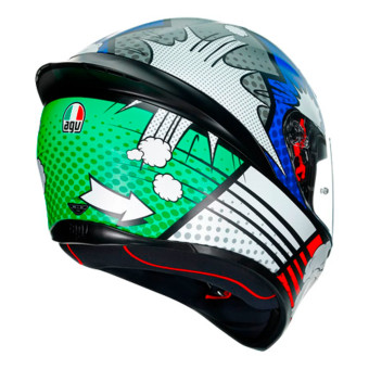 AGV K1 S Multi Bang Matt Italy Blue + Kit Bluetooth Lokui K30