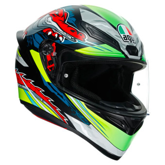 Integrale AGV K1 S Multi Dundee Matt Lime Red
