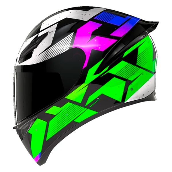 AGV K1 S Punkpulse Black Purple Lime