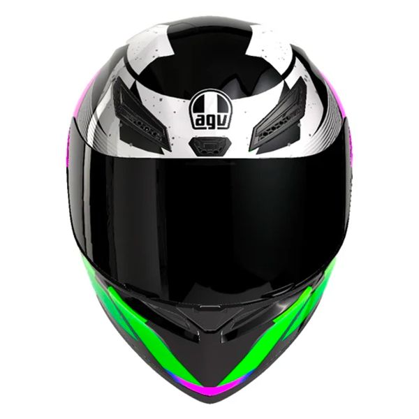 AGV K1 S Punkpulse Black Purple Lime