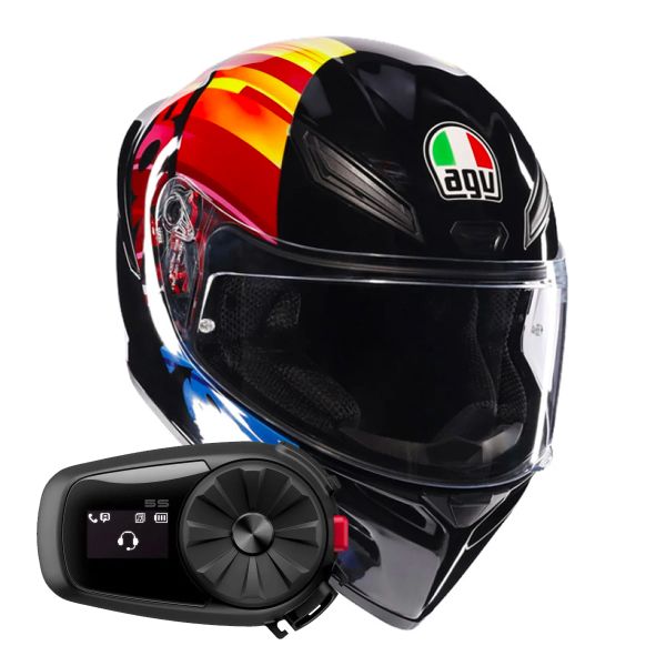 Integrale AGV K1 S Replica Pulse 46 + Kit Bluetooth 5S Solo