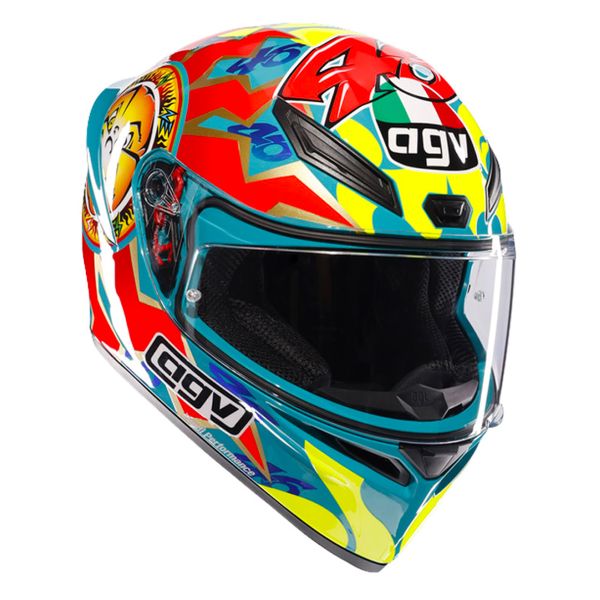 AGV K1 S Replica Rossi Mugello 1999 + Kit Bluetooth Lokui K30