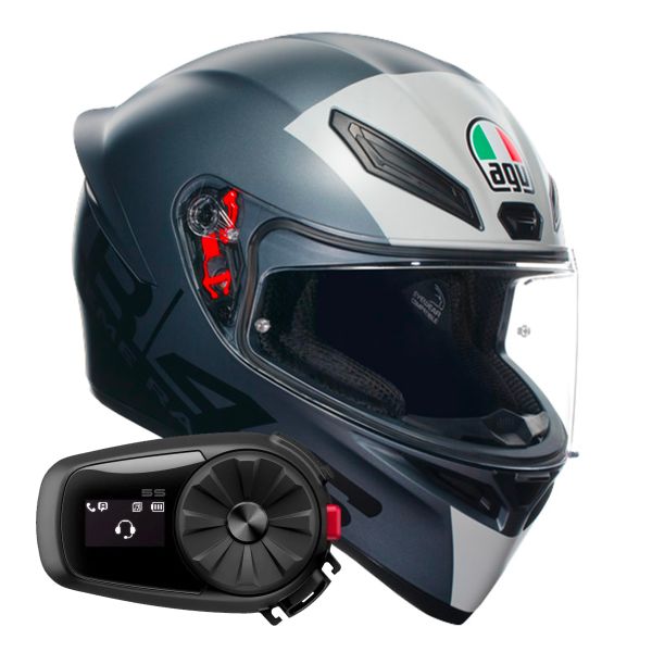 Integrale AGV K1 S Top Limit 46 + Kit Bluetooth 5S Solo