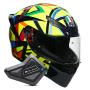 Casque Integrale AGV K1 S Top Soleluna 2017 + Kit Bluetooth BT Mini
