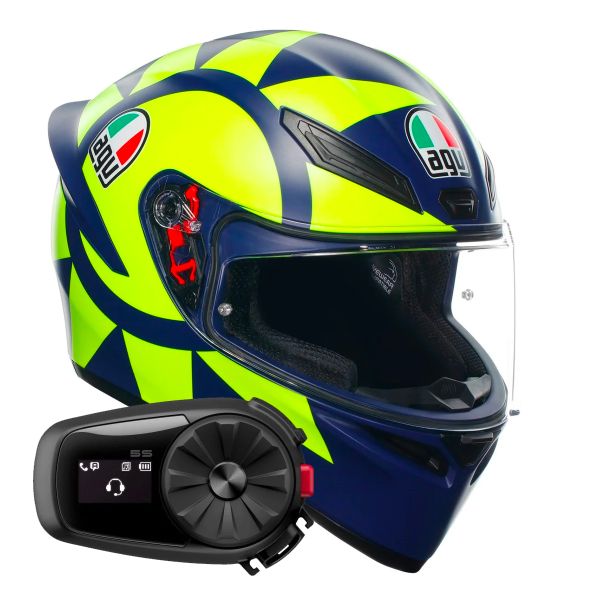 Integrale AGV K1 S Top Soleluna 2018 + Kit Bluetooth 5S Solo