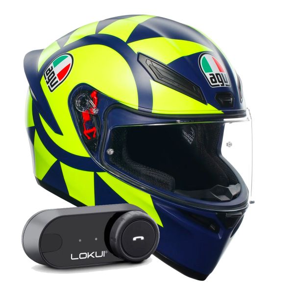 Integrale AGV K1 S Top Soleluna 2018 + Kit Bluetooth Lokui K30 Integrale AGV K1 S Top Soleluna 2018 + Kit Bluetooth Lokui K30