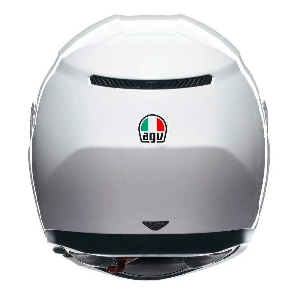 AGV K3 Mono Silk White + Kit Bluetooth Lokui K30