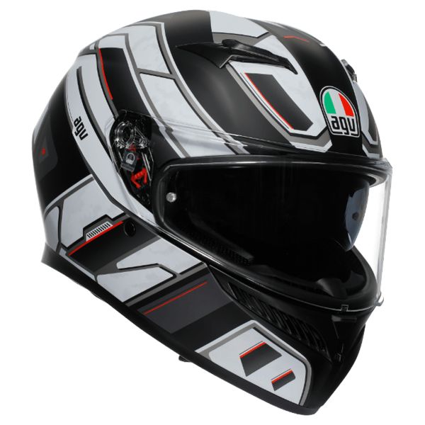 Integrale AGV K3 Rivia Matt Black White Integrale AGV K3 Rivia Matt Black White