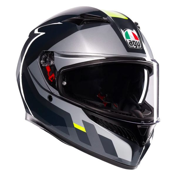 Integrale AGV K3 Shade Grey Yellow Fluo Integrale AGV K3 Shade Grey Yellow Fluo
