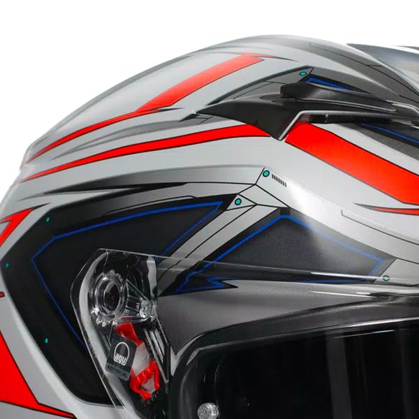 AGV K3 Space Matt White Red Fluo