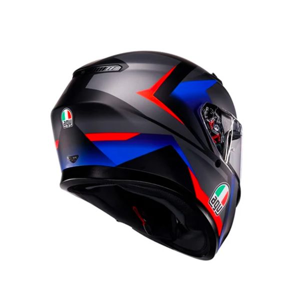 AGV K3 Striga Matt Black Blue Red
