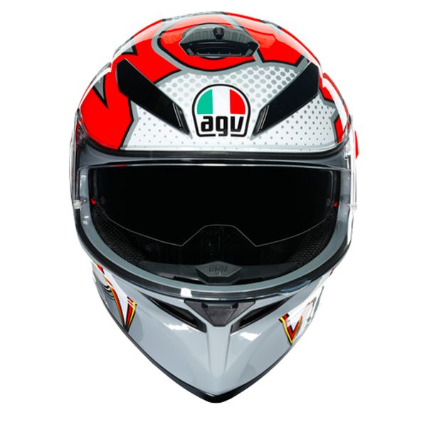 AGV K3 SV Bubble Grey White Red