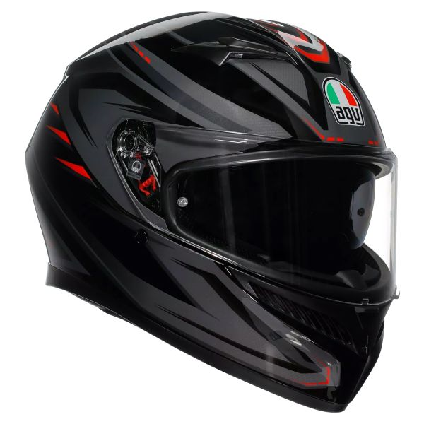 Integrale AGV K3 Syth Black Red Integrale AGV K3 Syth Black Red