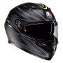 Casque Integrale AGV K3 Syth Matt Black Yellow Fluo