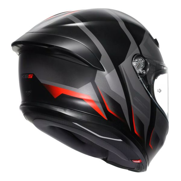 AGV K6 S Karve Matt Black Grey Red
