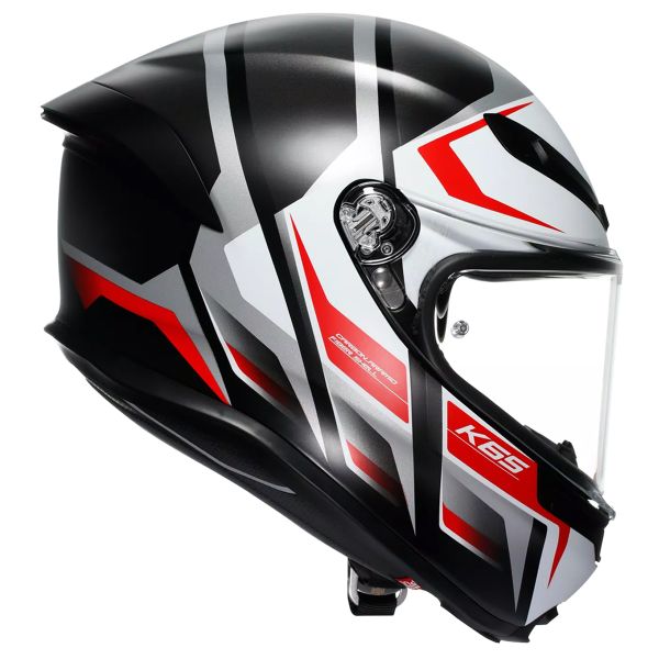 AGV K6 S Karve Matt Black White Red